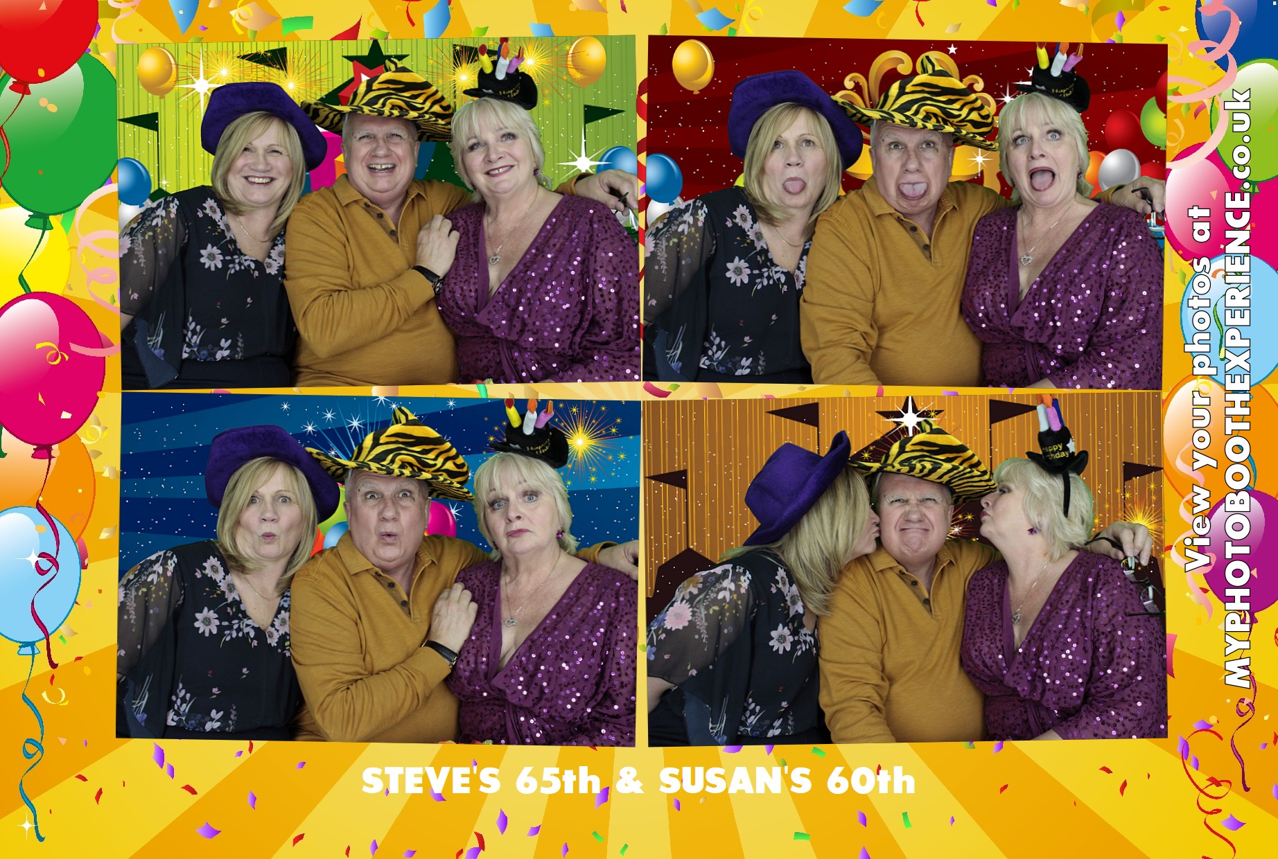 Steve's 65th & Susan 60th Birthday | View more photos from the event at gallery.myphotoboothexperience.co.uk/u/MyPhotoBoothExperienceLtd/Steves-65th-Susan-60th-Birthday